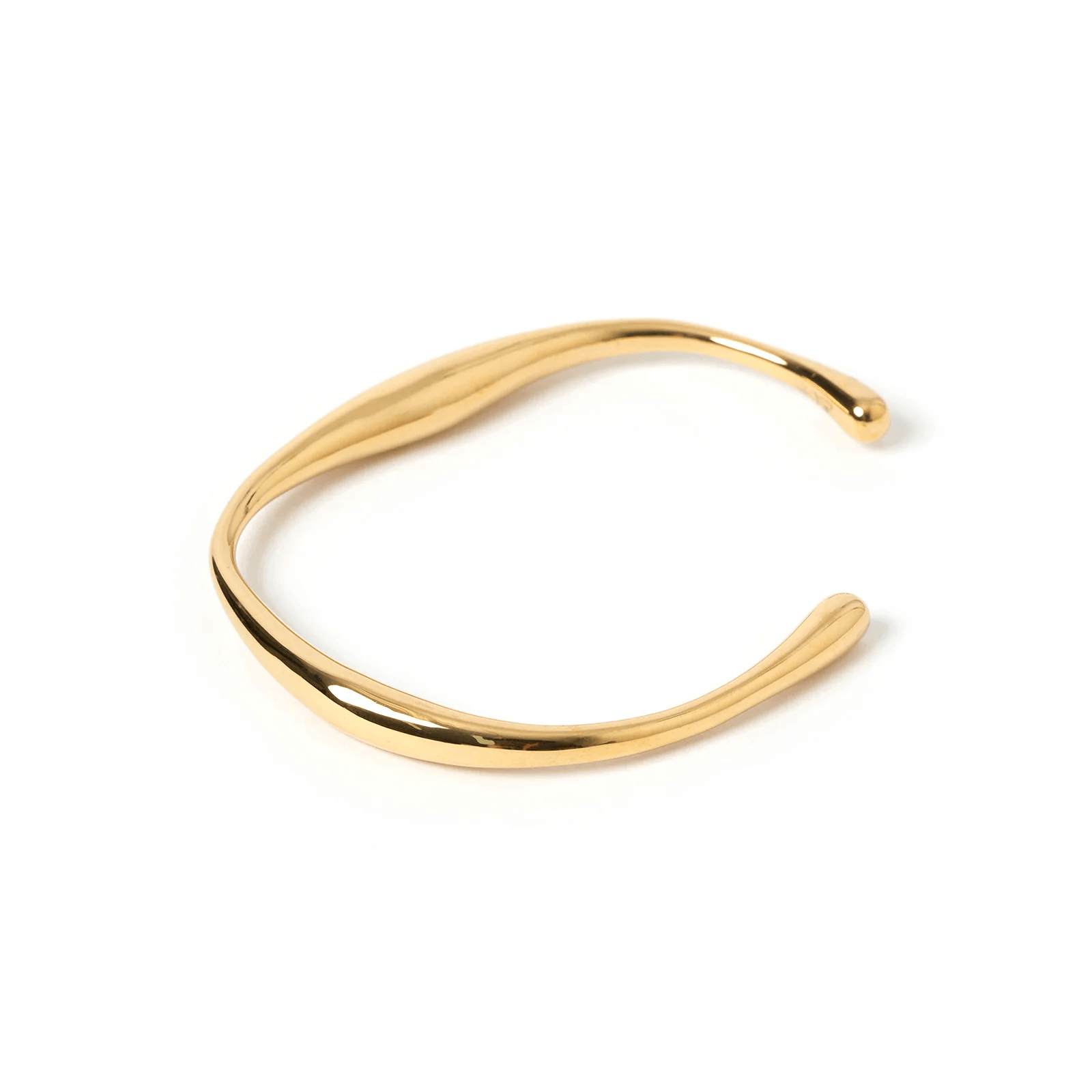 Gold cuff bracelet