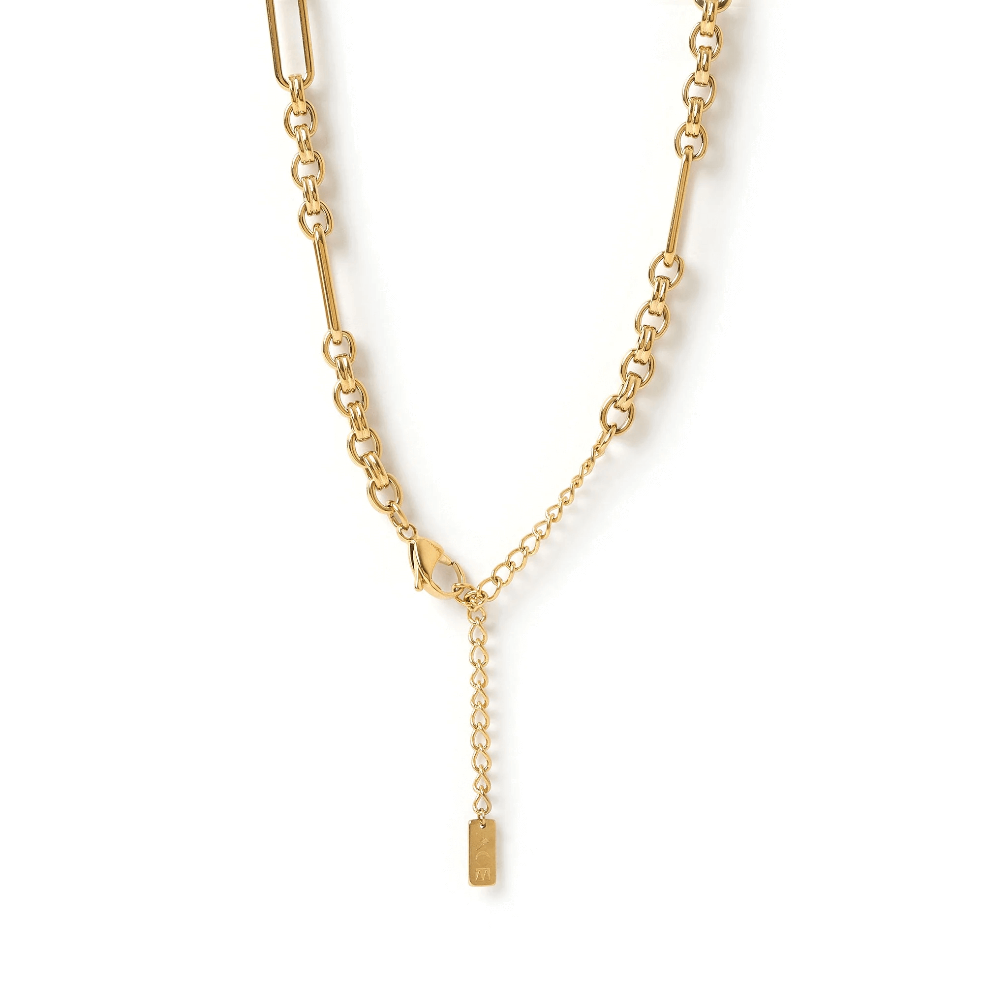 Gold Fob Chain Necklace