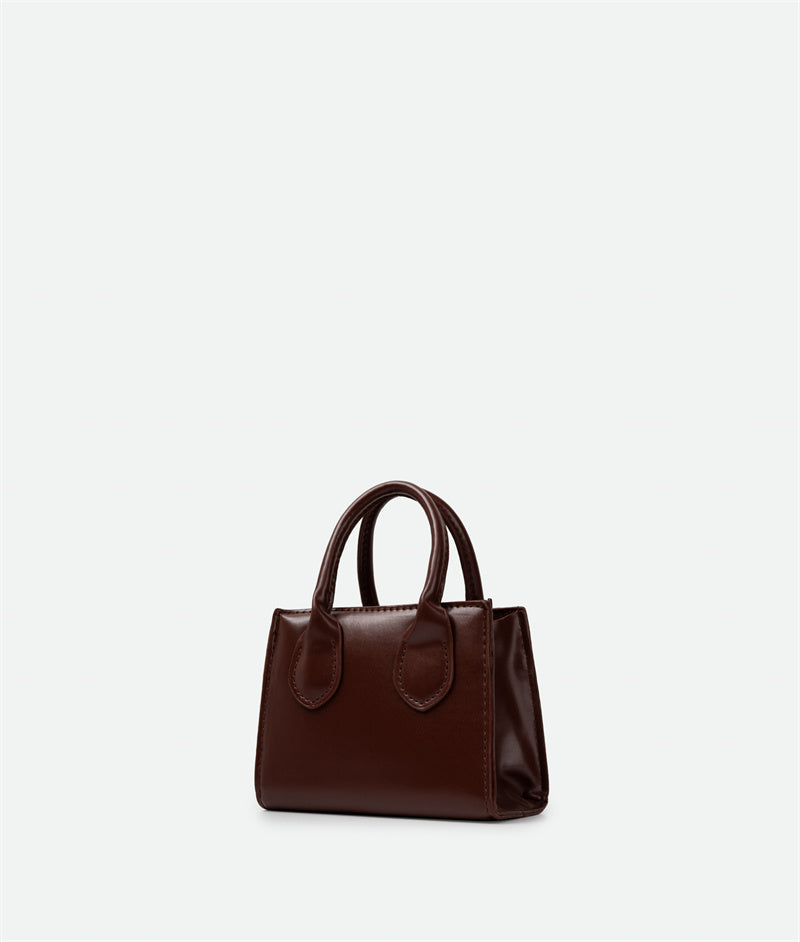 Mini Cross-Body Handbag Brown