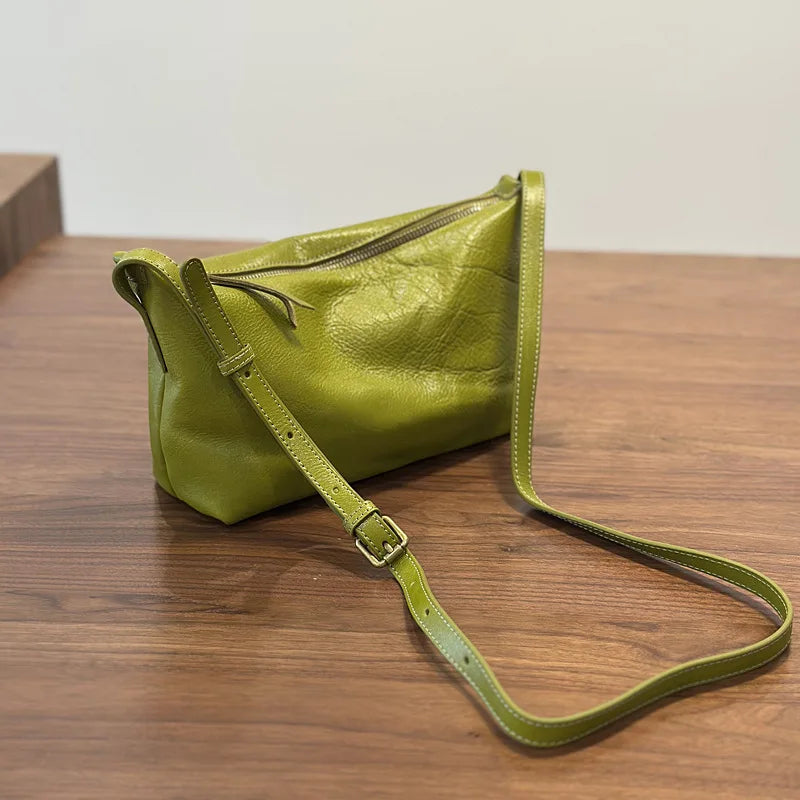 Valentina Seta crossbody bag in Yucca