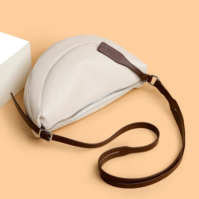 Valentina Salina crossbody bag in Beige
