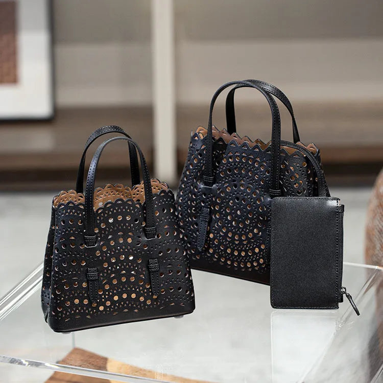 Valentina Urbino Small tote in Black