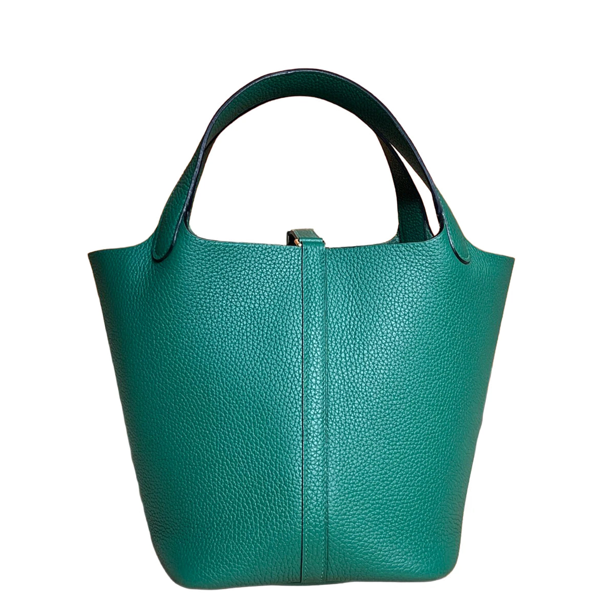 Valentina Ostuni Large bucket bag in Peacock