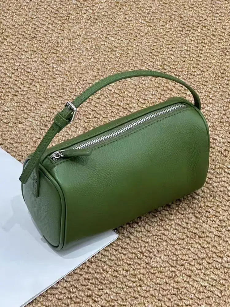 Valentina Roma bowling bag in Army Green