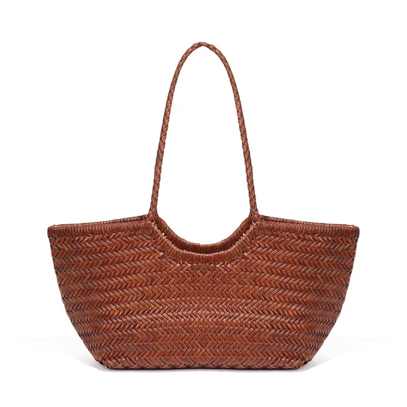 Valentina Bosa tote in Brown, interior