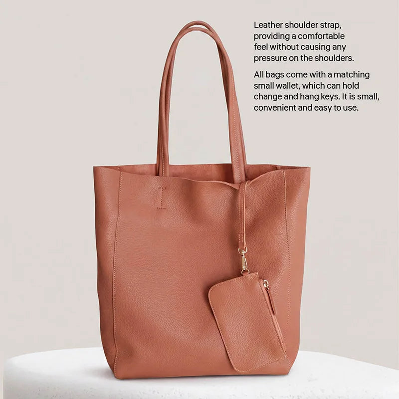 Valentina Costa Medium tote in Lemon, back view