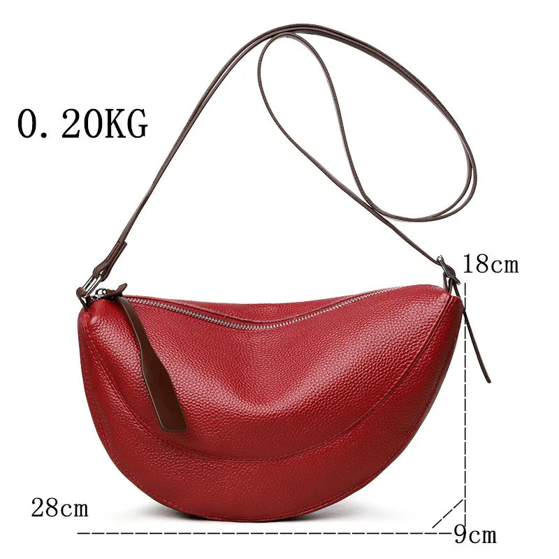 Valentina Salina crossbody bag in Beige, worn