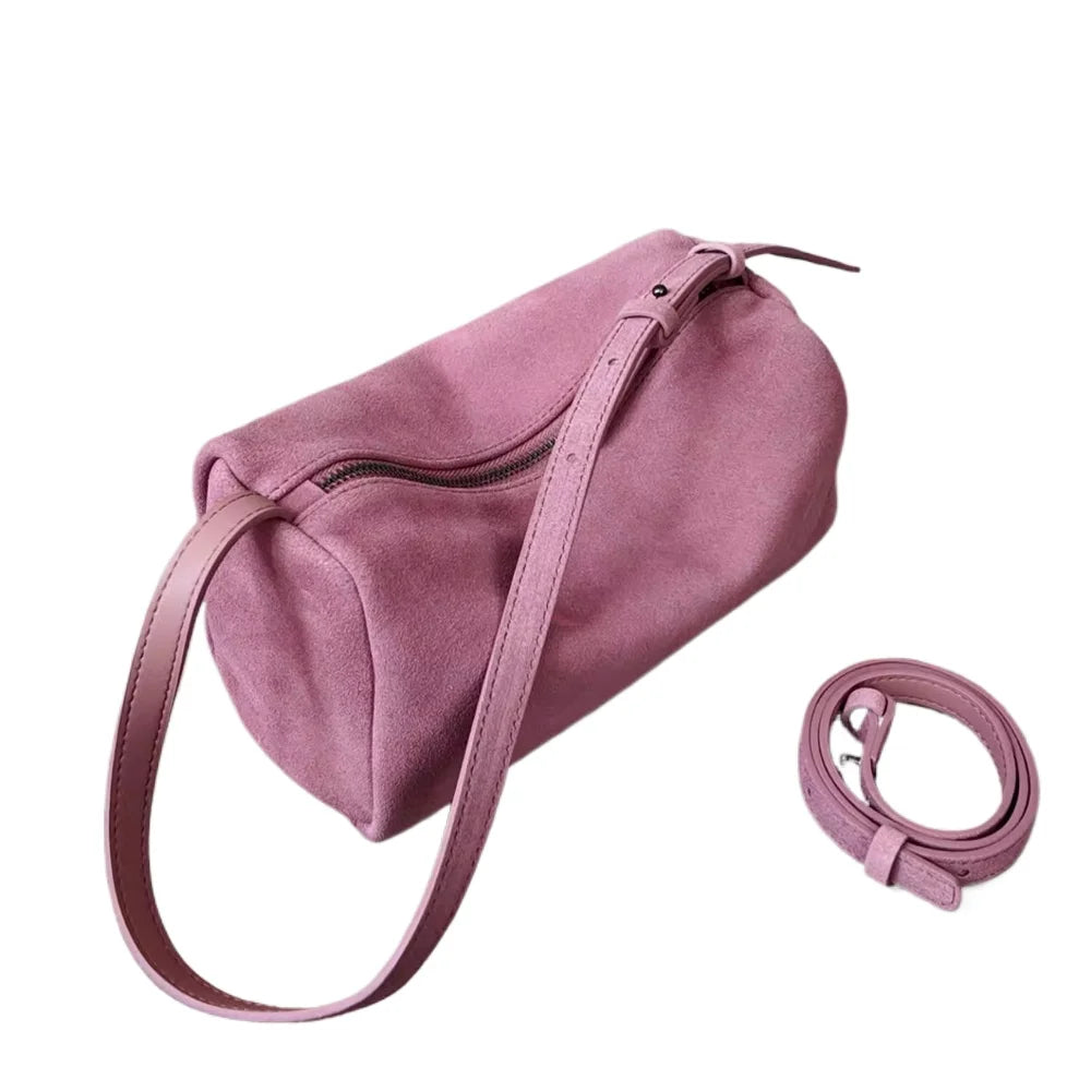 Valentina Brera crossbody bag in Beige, front view