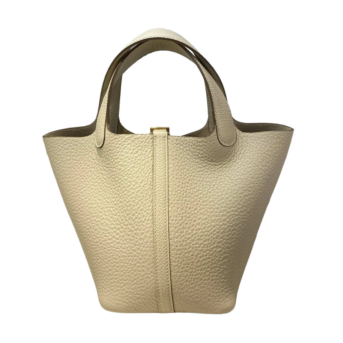Valentina Ostuni Large bucket bag in Milkshake