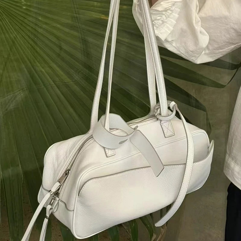 Valentina Treviso Small tote in Mint, back view
