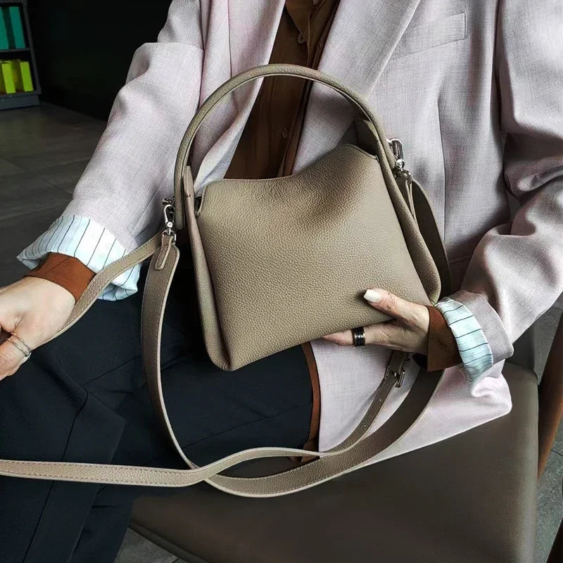 Valentina Quarzo tote in Grey