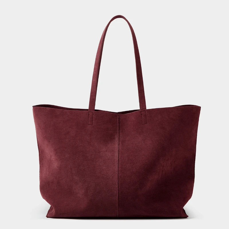 Valentina Bello tote in Burgundy