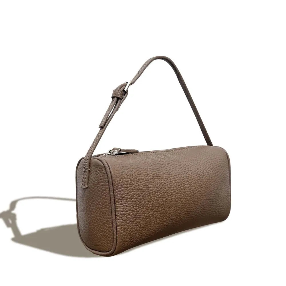 Valentina Lume shoulder bag in Elephant Grey