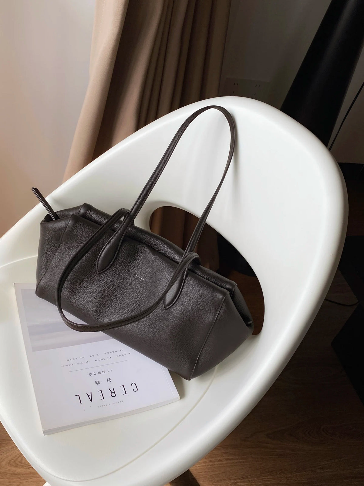 Valentina Cortina tote in Mocha