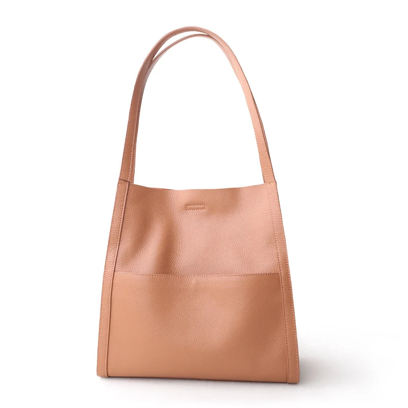 Valentina Positano bucket bag in Coral