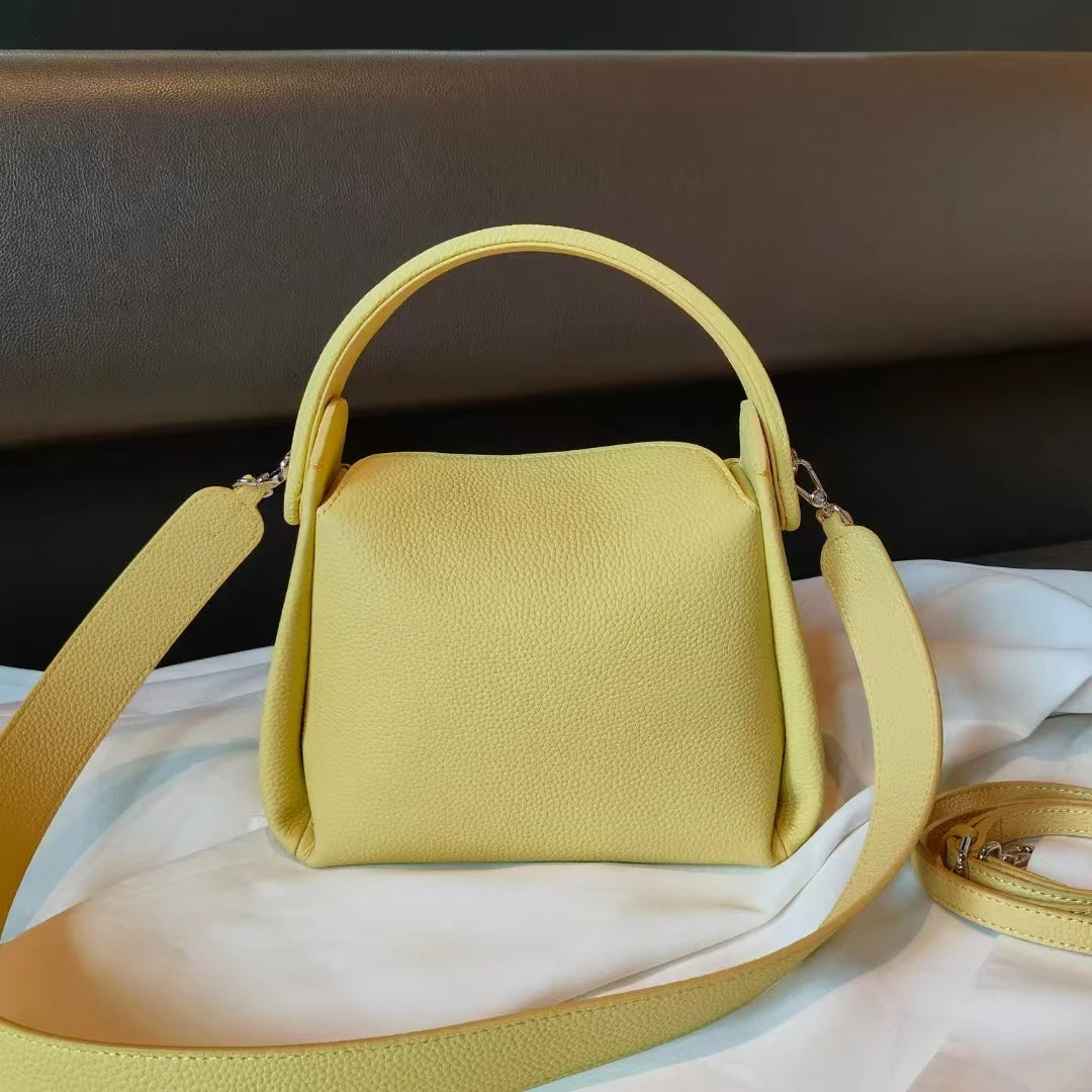 Valentina Quarzo tote in Butter