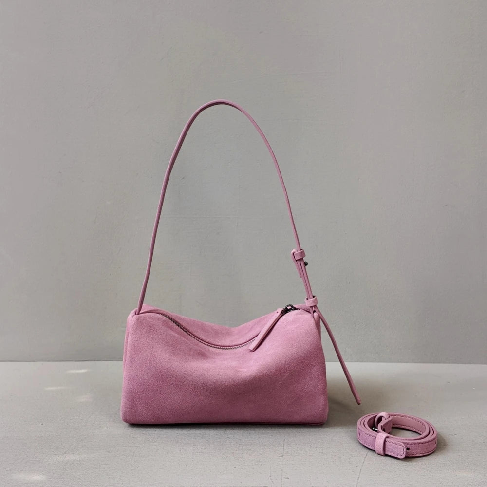 Valentina Brera crossbody bag in Beige, side view