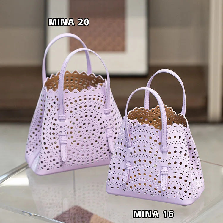 Valentina Urbino Medium tote in Lavender