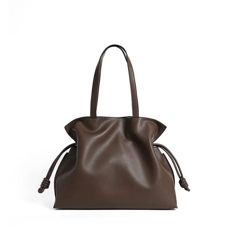 Valentina Mira bucket bag in Coffee
