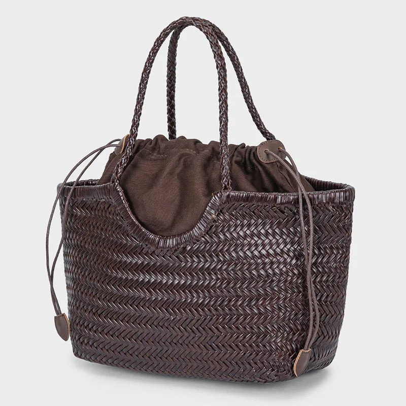 Valentina Gubbio tote in Coffee
