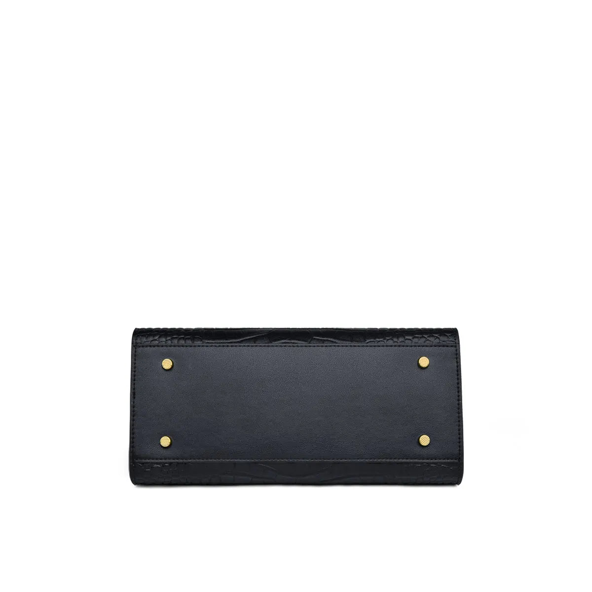 Valentina Sorrento top-handle bag in Denim, back view