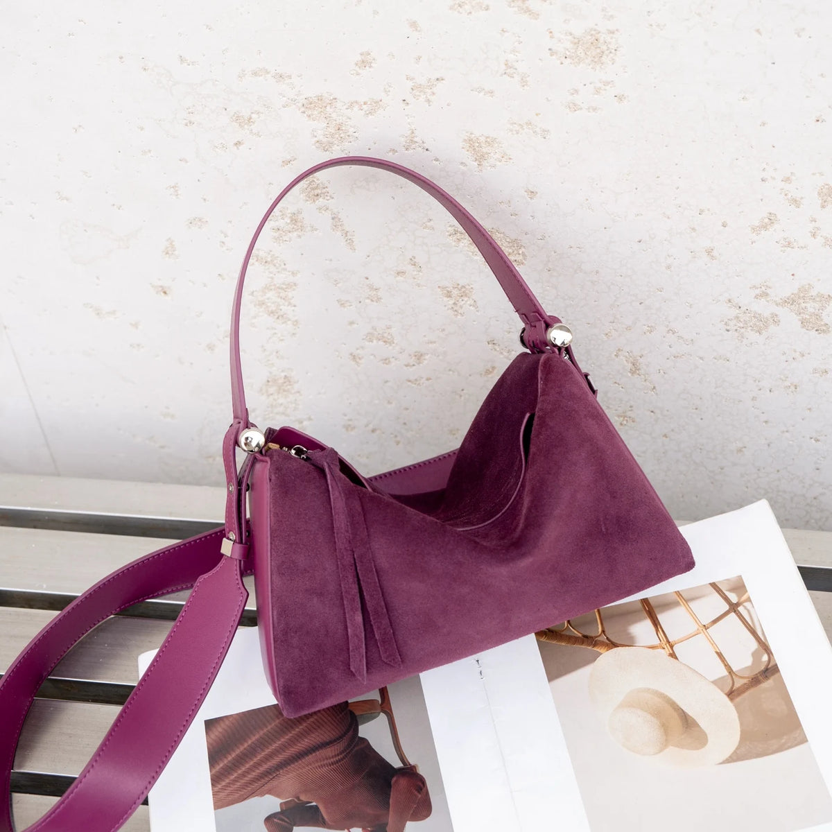 Valentina Asti tote in Violet