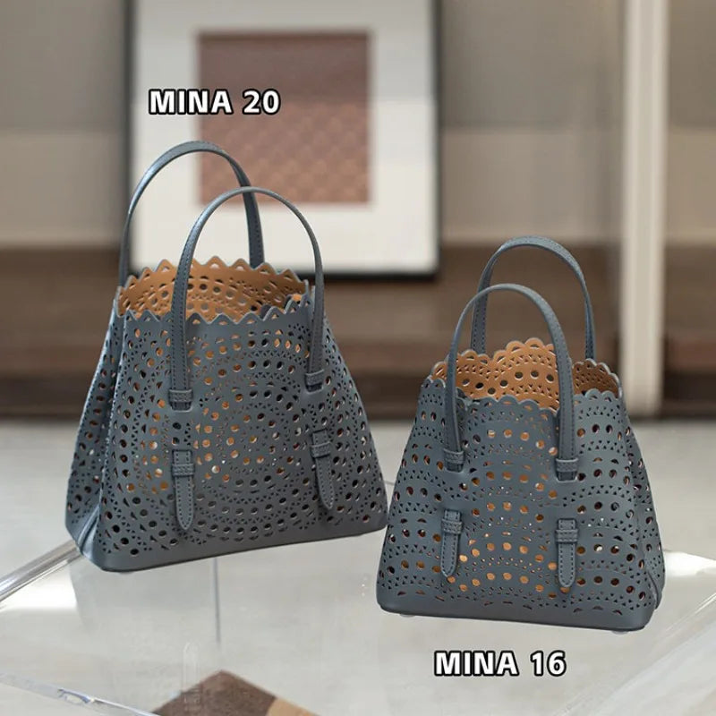 Valentina Urbino Medium tote in White, front view
