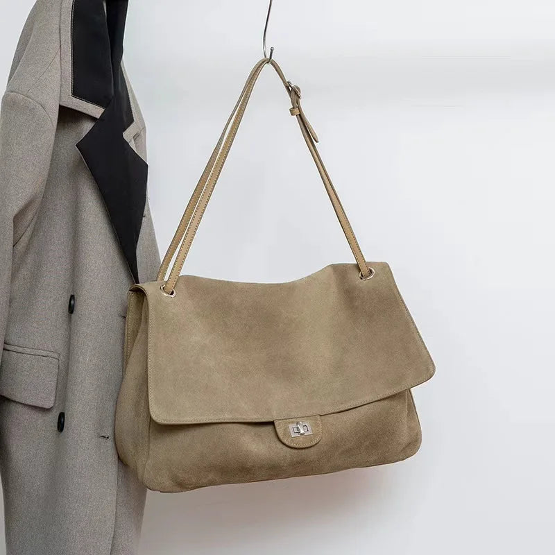Valentina Brio Large tote in Army Green