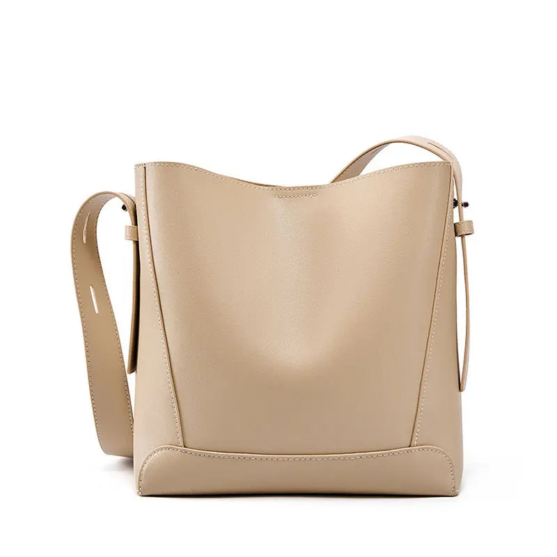 Valentina Calce bucket bag in Khaki