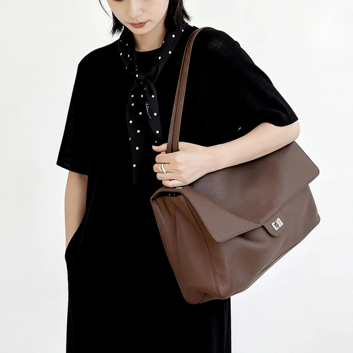 Valentina Fiume Small tote in Taupe