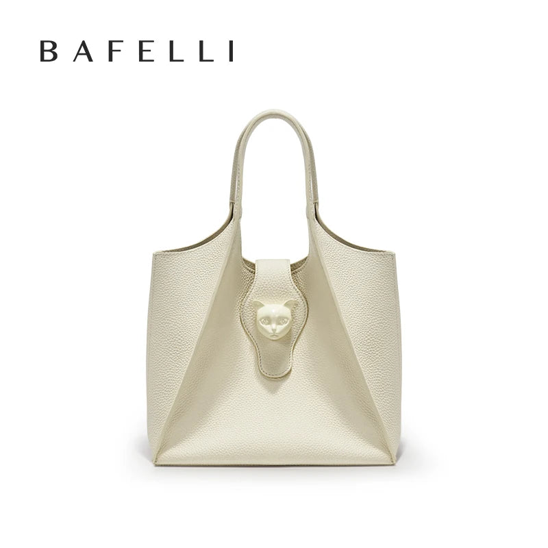 Valentina Onda tote in Cream