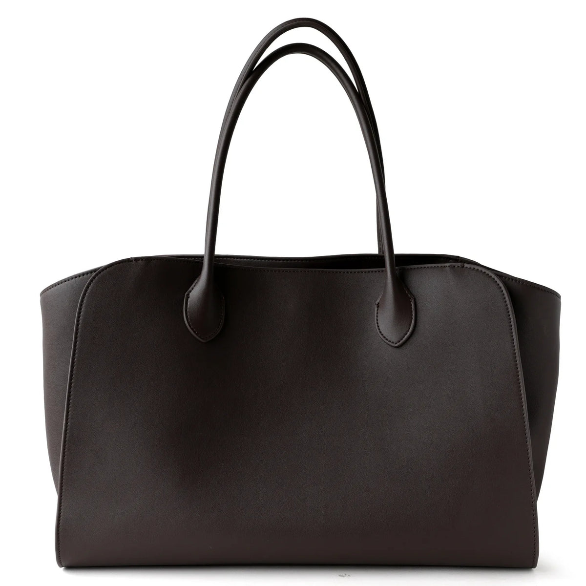 Valentina Volta Small shoulder bag in Coffee, back view