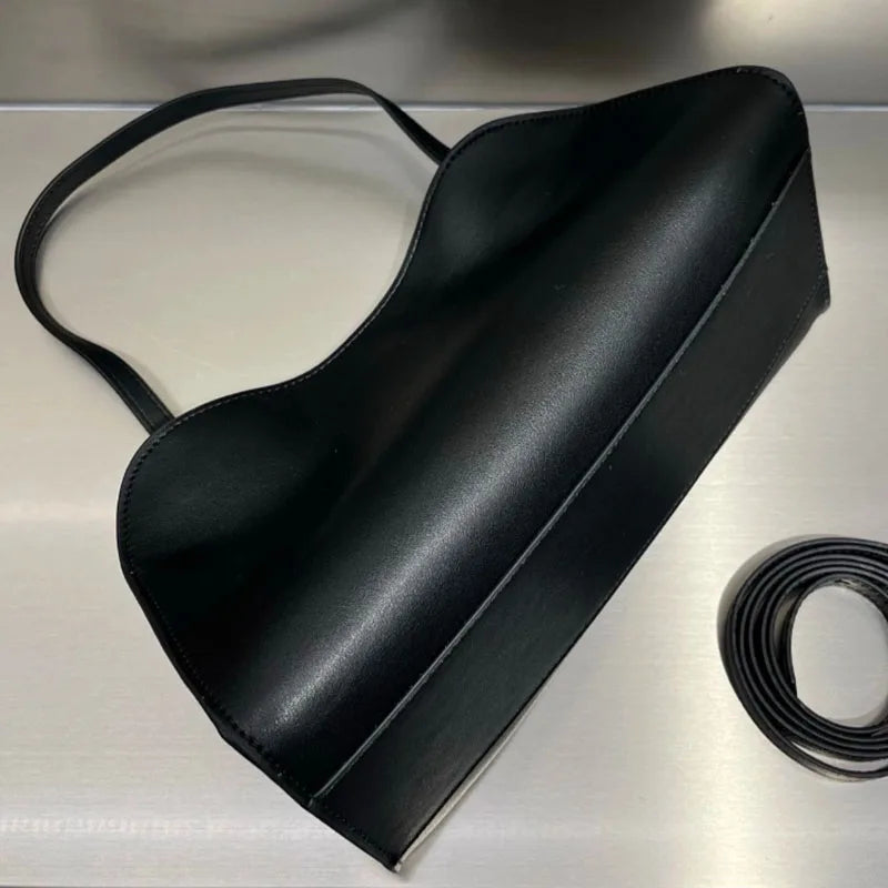 Valentina Sabbia tote in Black, interior