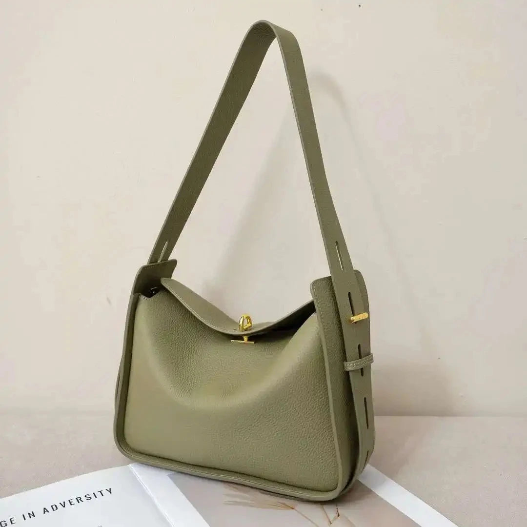 Valentina Asti tote in Elephant Grey, interior