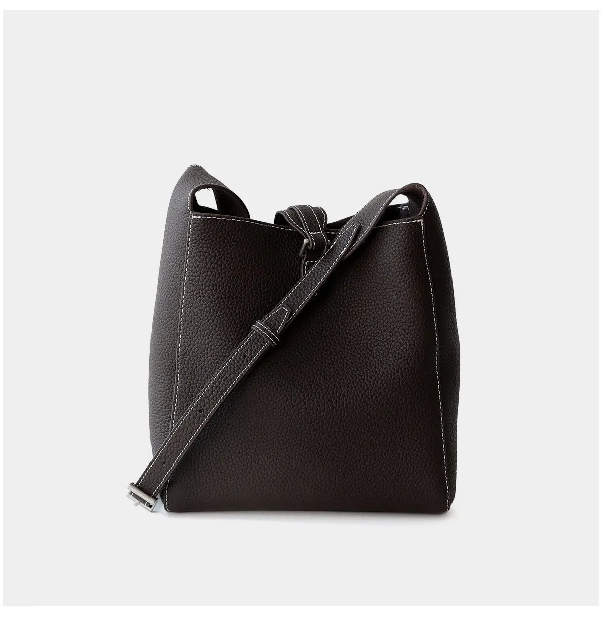 Valentina Amalfi hobo in Black, back view