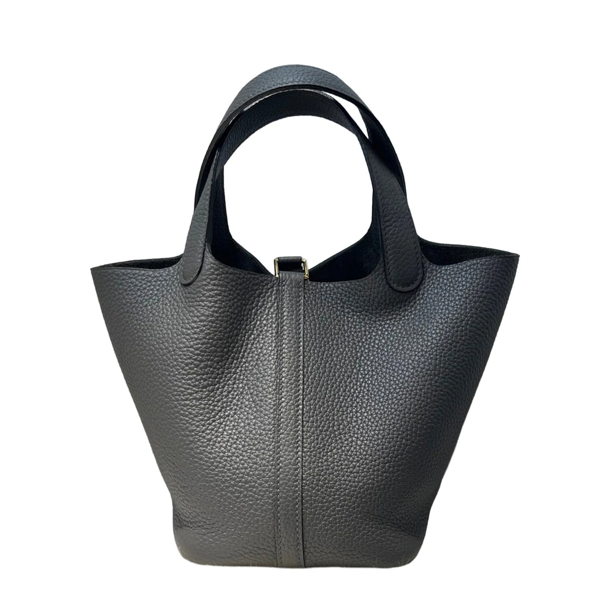 Valentina Ostuni Small bucket bag in Smoke