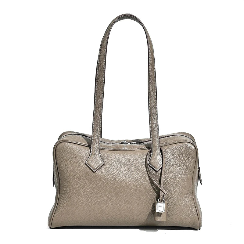 Valentina Rosa Small tote in Elephant Grey
