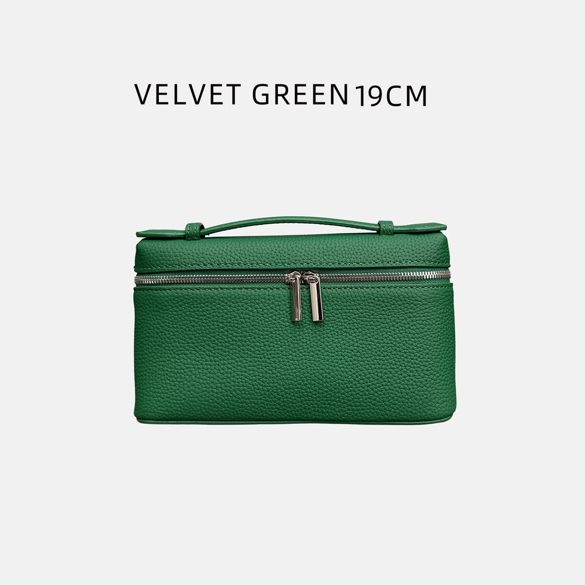 Valentina Orvieto Small top-handle bag in Velvet Green