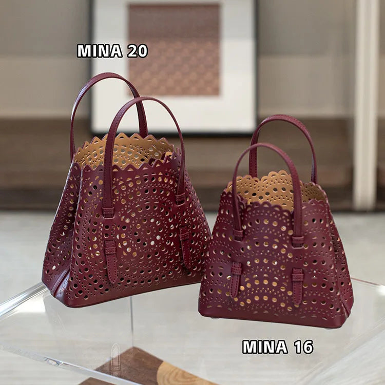 Valentina Urbino Large tote in Chestnut