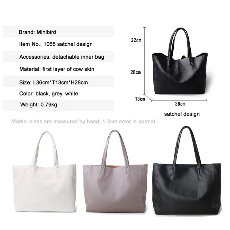 Valentina Lino tote in Biscuit, interior