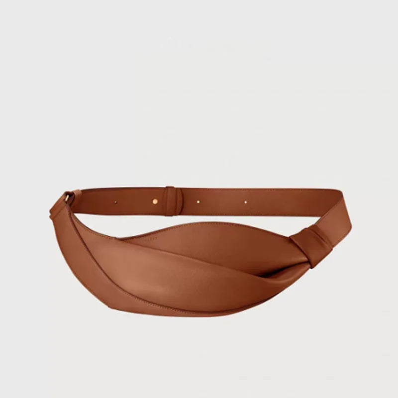 Valentina Mare bowling bag in Chestnut