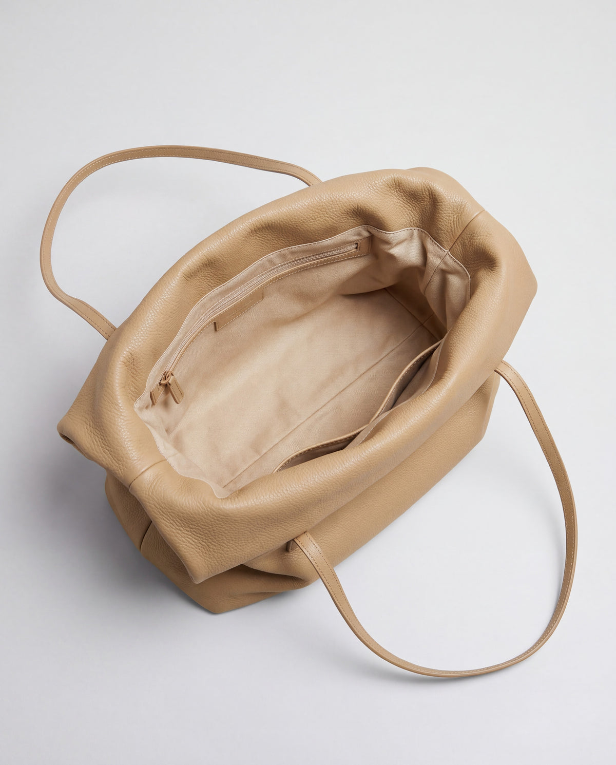 Ambra bag in Beige – interior view