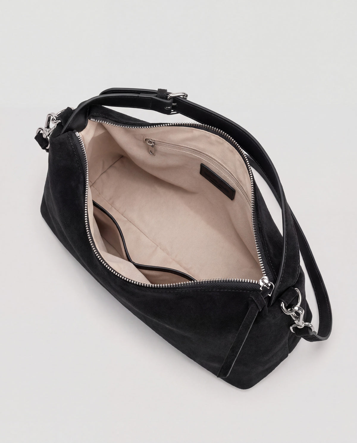 Ardesia bag in Black – interior view