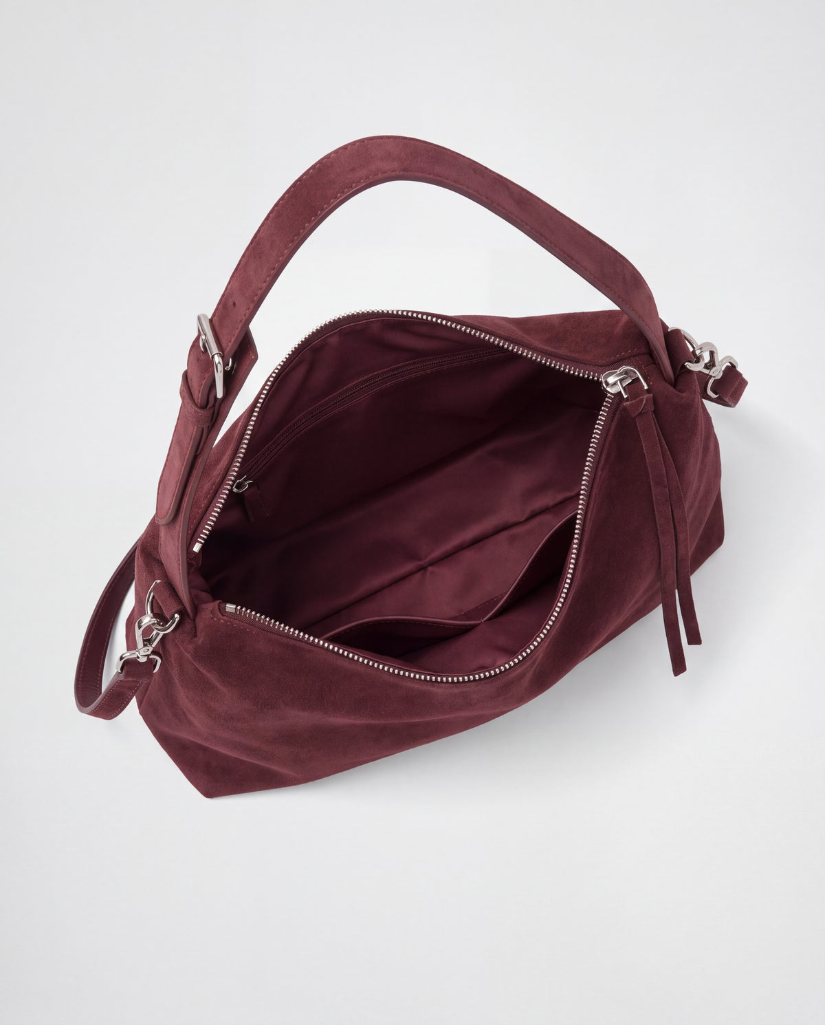 Ardesia bag in Burgundy – interior view
