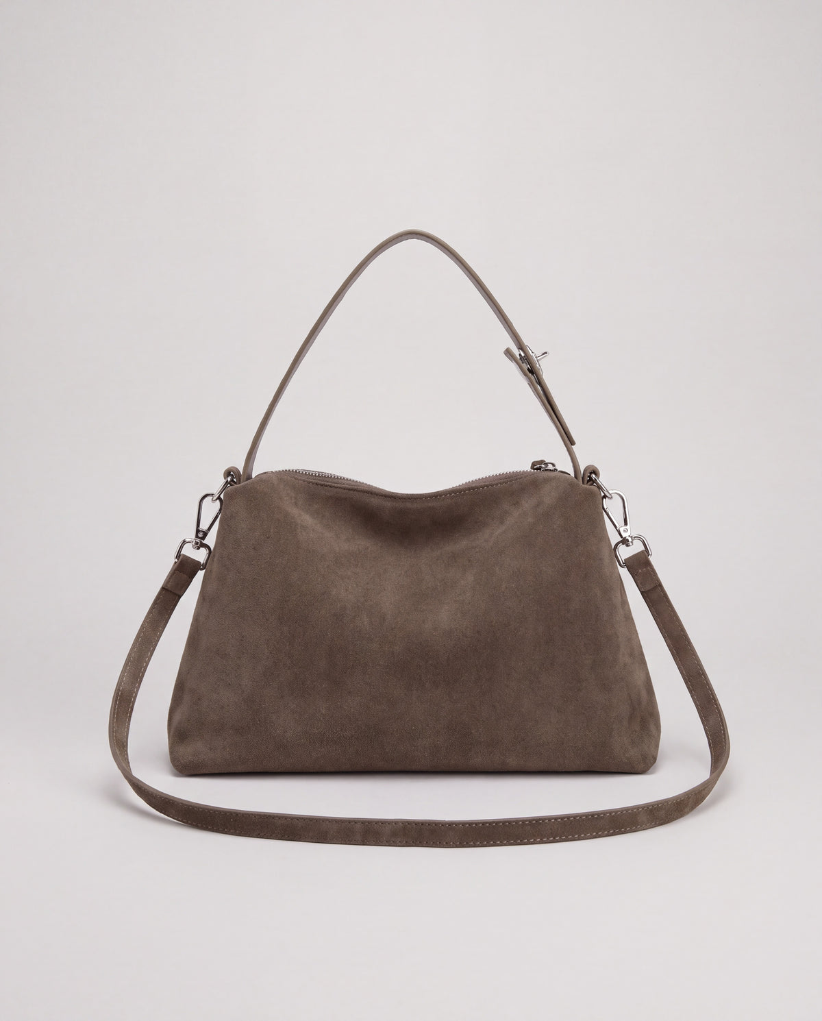 Ardesia bag in Taupe – back view