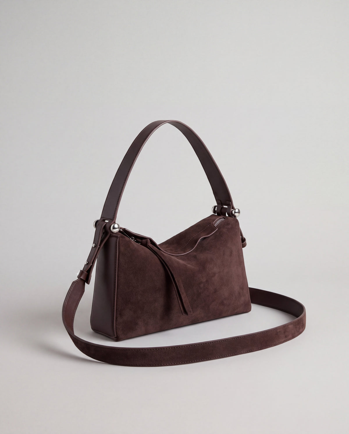 Asti bag in Chocolate – three-quarter view