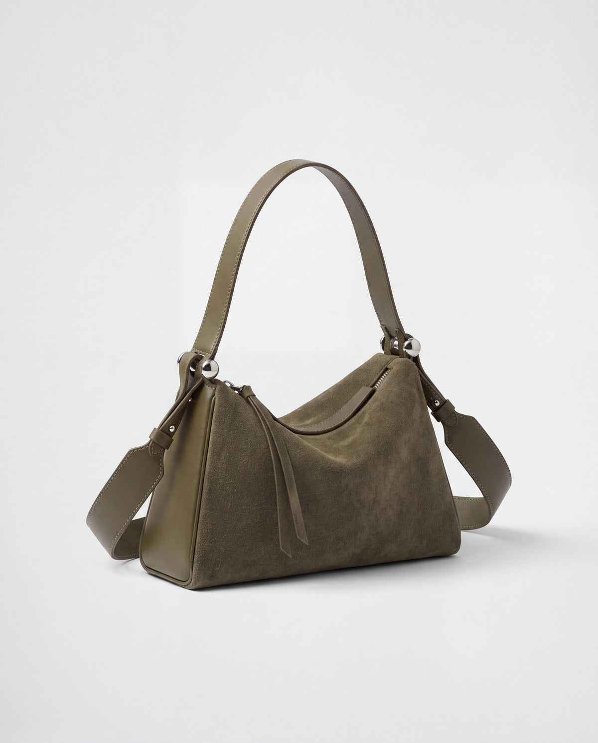 Asti bag in Olive – three-quarter view