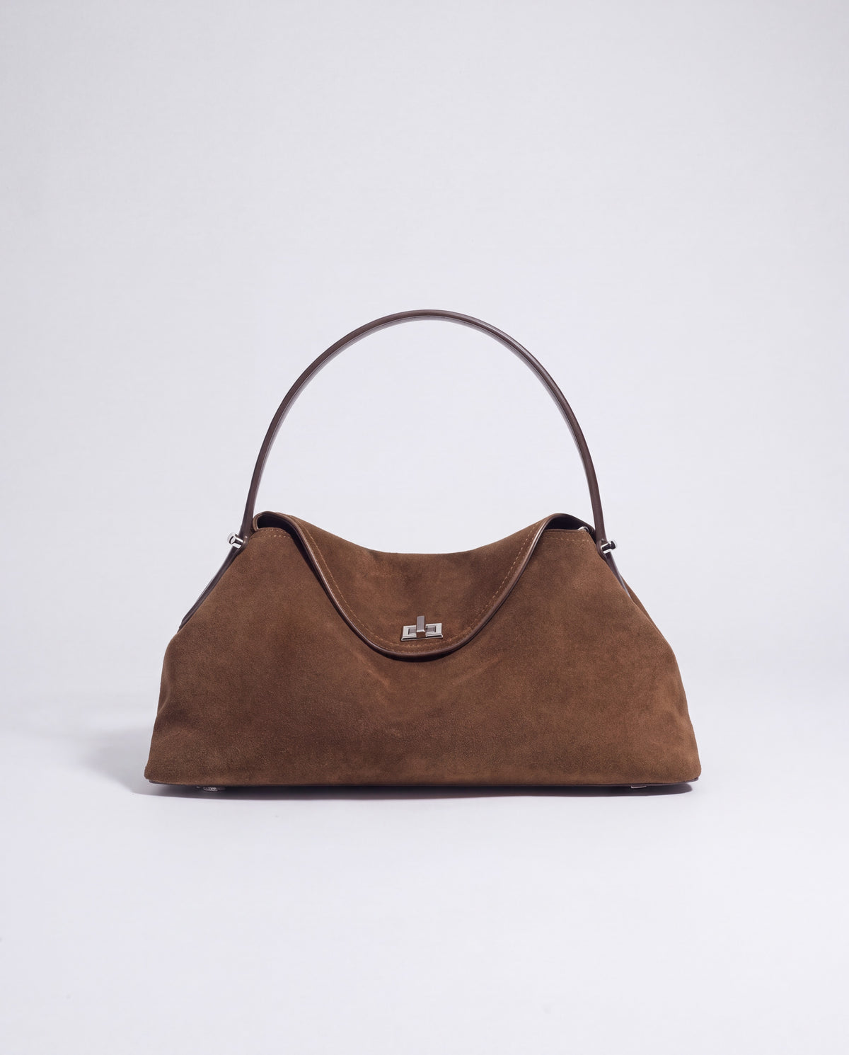 Bowler bag in Brown – front view