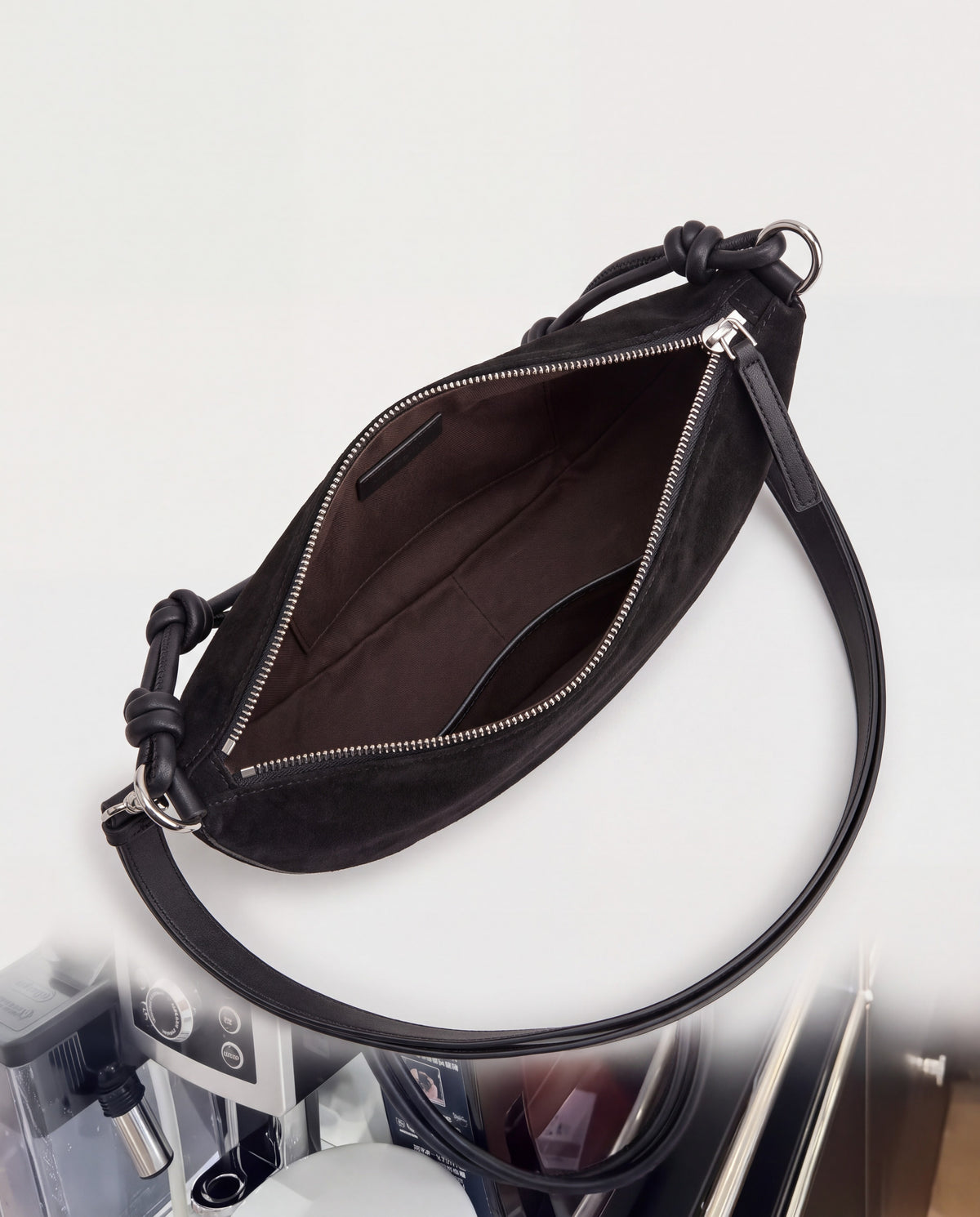Bruma bag in Black – interior view