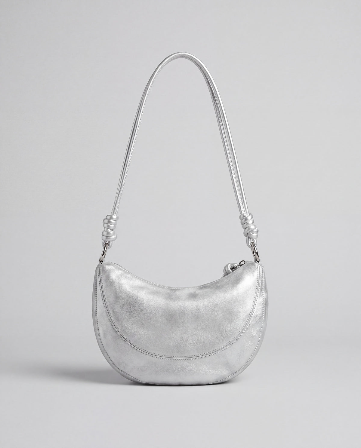 Bruma bag in Silver – back view